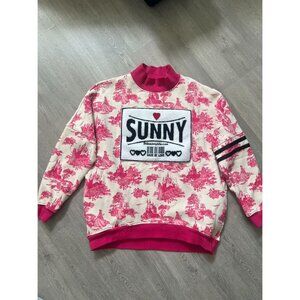 little sunny bite x Disney Sweatshirt Pink Womens Japan Unique and rare